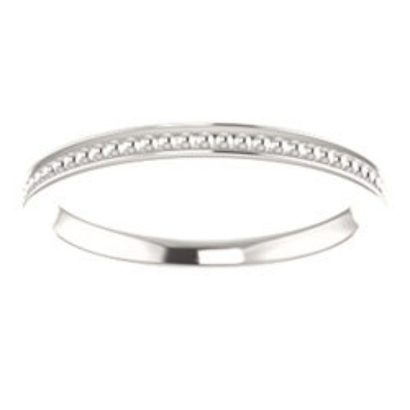 STERLING SILVER • Stackable bead ring - Picture 3 of 8